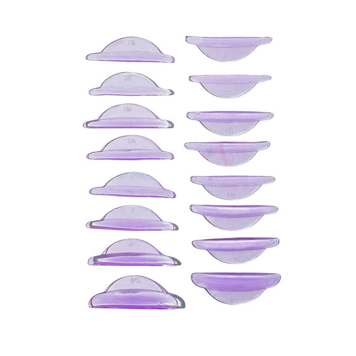 Jelly Self-Stick Shields – Dramatic Curl (8-Size Set)