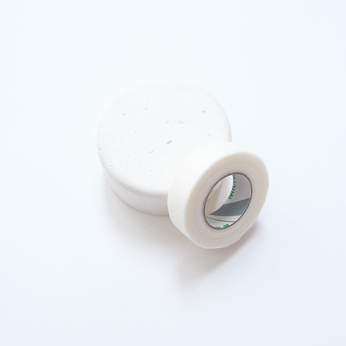 Hypoallergenic white micropore tape for isolating lower lashes during eyelash extension application