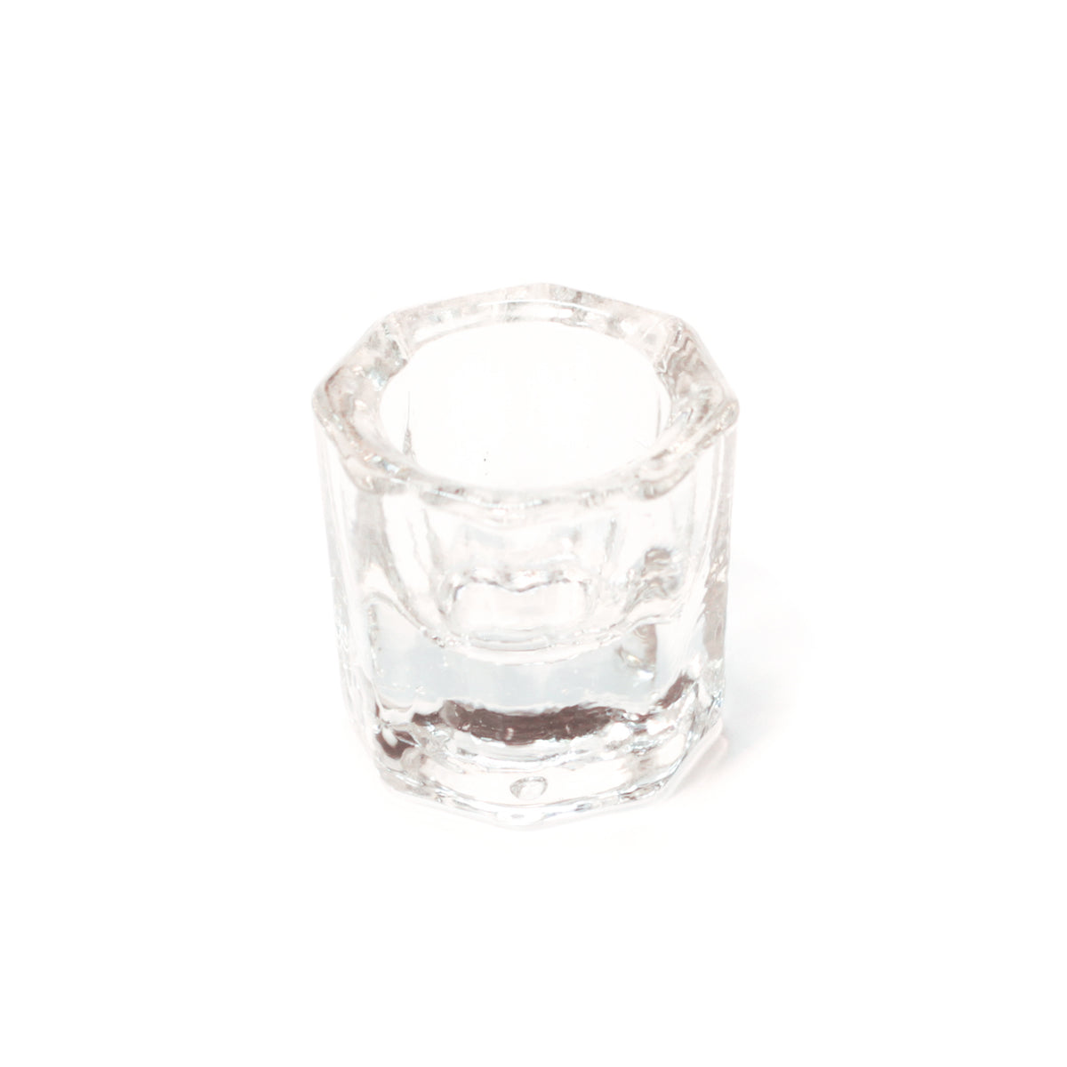 Clear dappen bowl for holding water during lash application