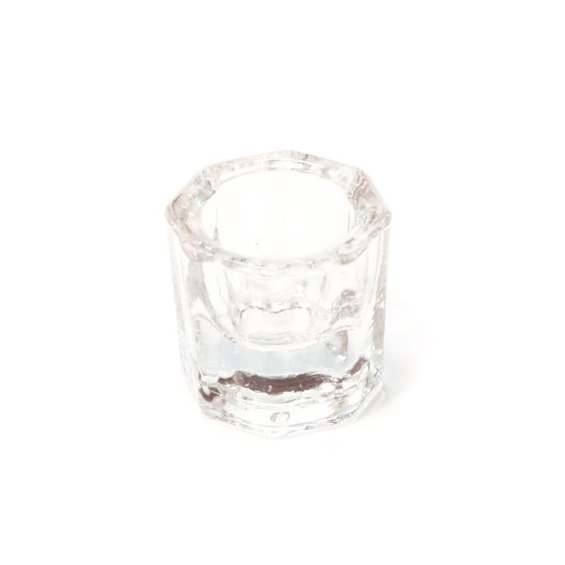 Clear dappen bowl for holding water during lash application